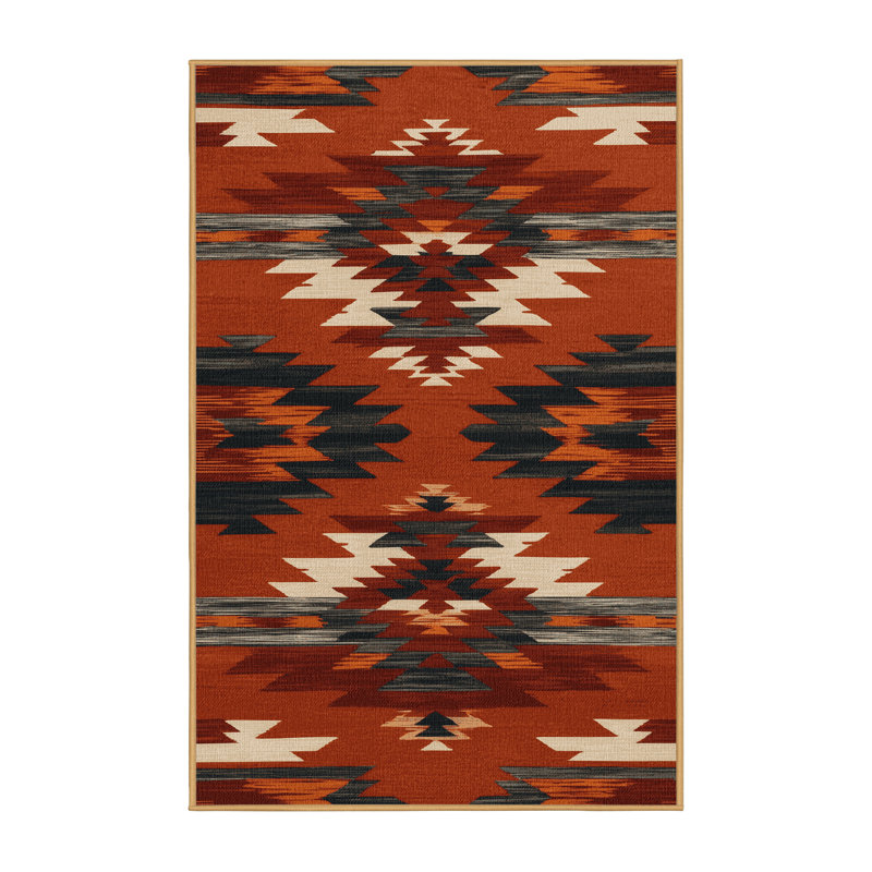  Tapis lavable Red Rock Canyon Southwestern, Tapis de couloir 2 pi x 4 pi