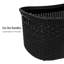  40L Laundry Basket, Clothes Hamper, Wicker Design, Plastic, 23"L x 14.5"W x 11"H-75517402