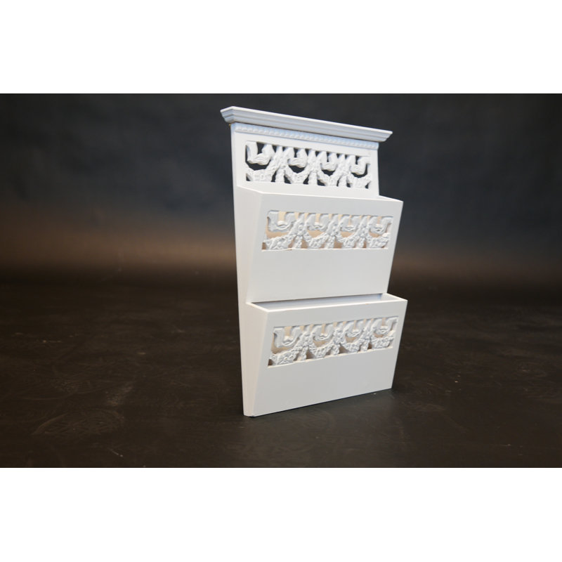Como Wood Free Standing Magazine Rack