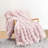 Haalan Cozy Faux Rabbit Fur Soft Reversible Throw Blanket-103546355-104670721
