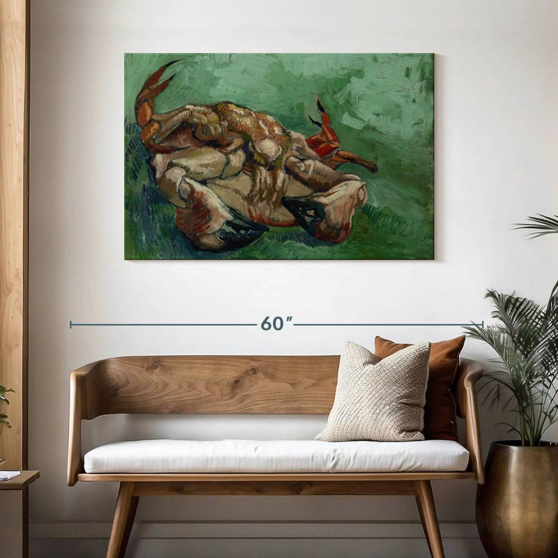 Brampt Crab On Its Back, 30" H x 45" W