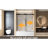Matt Black Single Sliding Shower Door 56 - 60 "W X 60" H, 1/4 " 6 Mm  Tempered Glass, Proof Film, Stainless Steel Handle, Square Tube Track, American Bathroom Style, Large Wheels For Smooth And