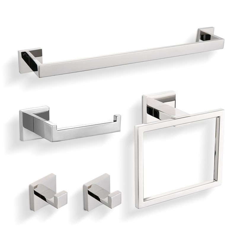 Ensembles de quincaillerie de salle de bain, Chrome
