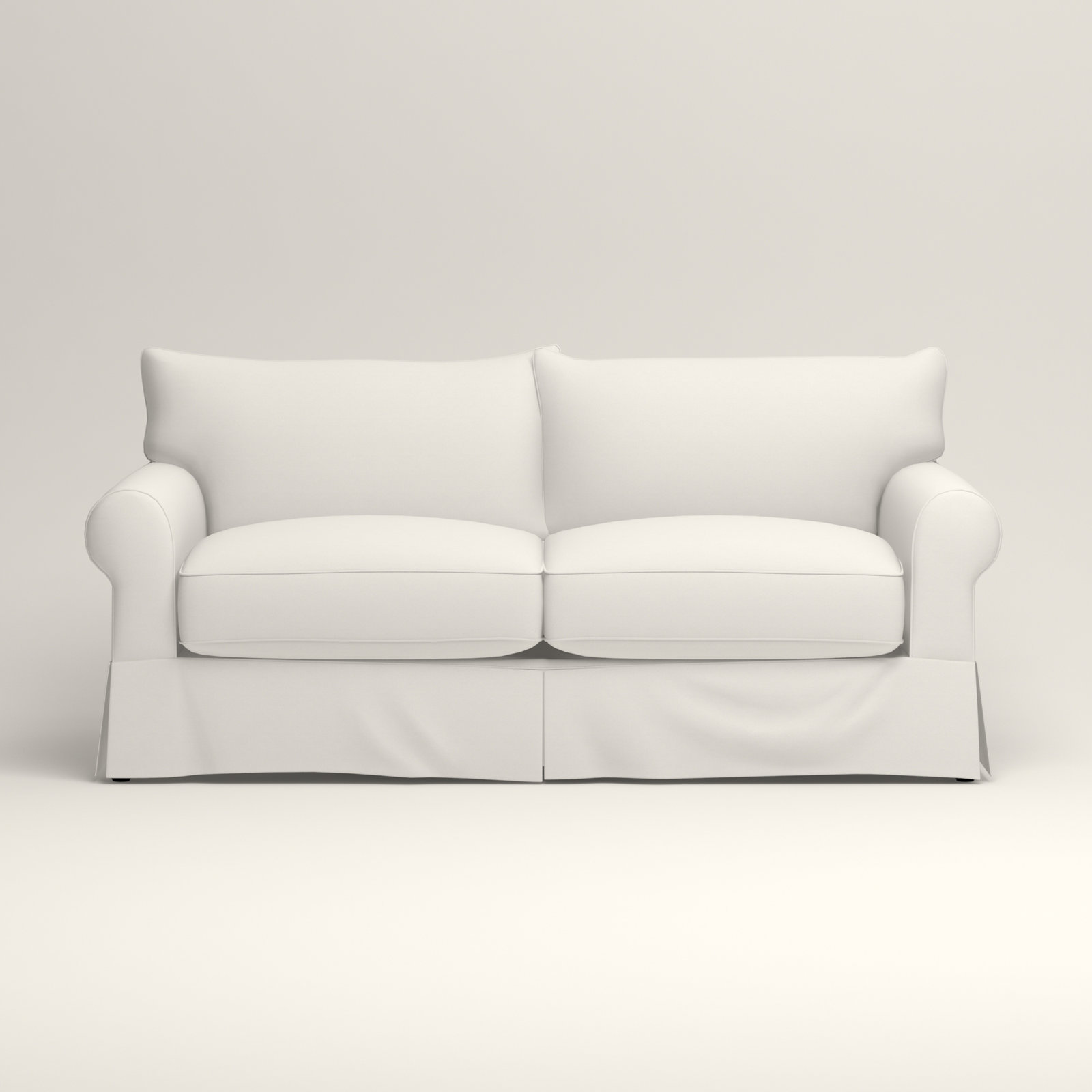 Amari 83'' Slipcovered Sofa, Bayou Spray Canvas