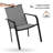 35" Square Outdoor Dining Set with Stackable Chairs-585535094