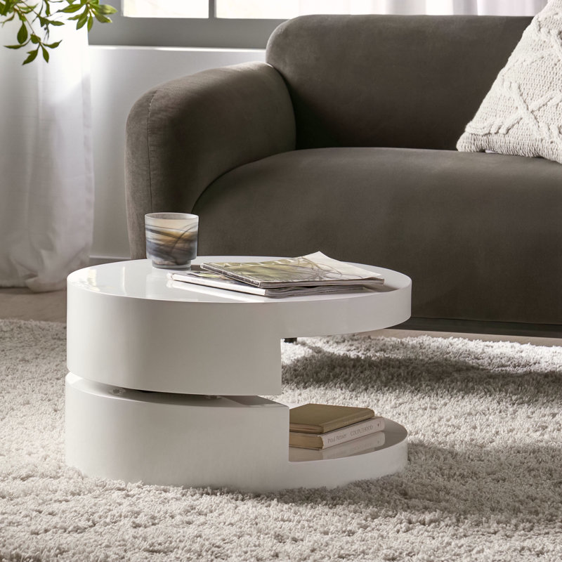 Table basse rotative moderne