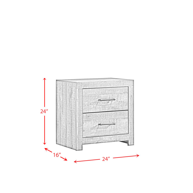 Burwell King Bookcase 3PC Bedroom Set, King, 3 Pcs: Bed, 2 Nightstands