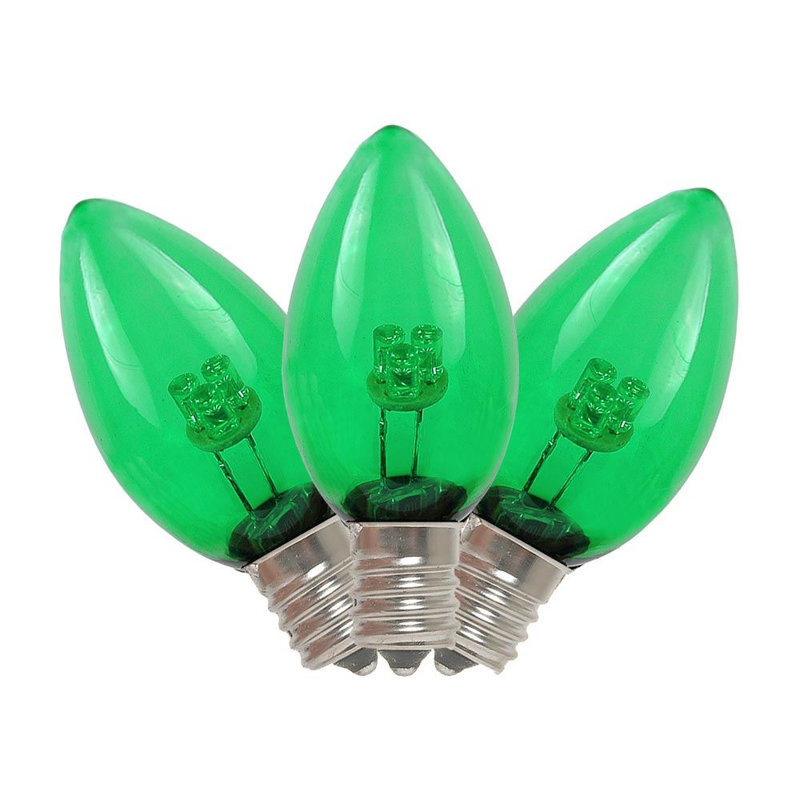 Ampoule led en verre del c7, Vert