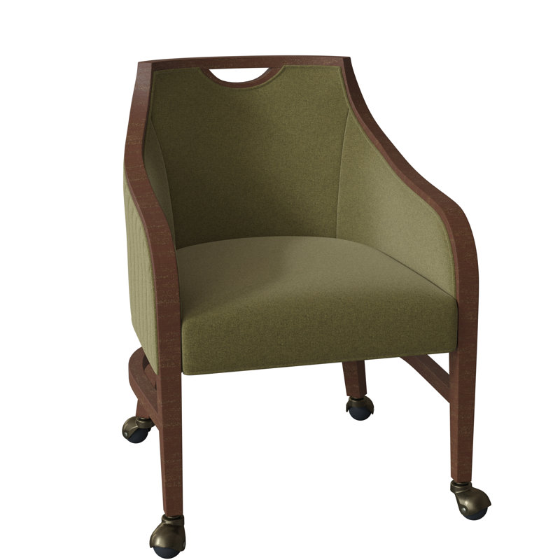 Fauteuil l 24 po Anthony, 8789 Polyester sauge, Noyers