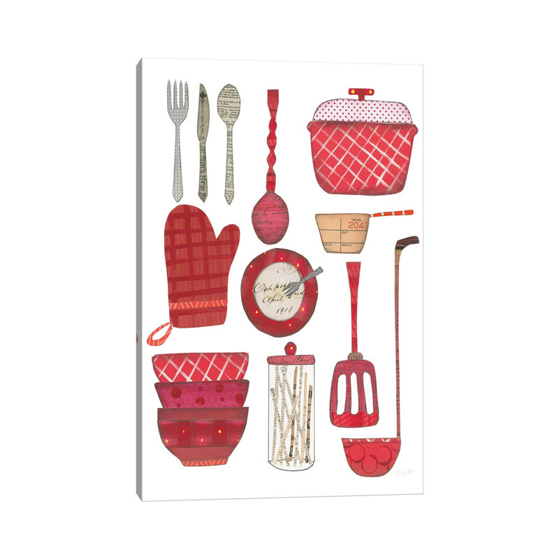 Cook's Kitchen II by Courtney Prahl - Wrapped Canvas Painting, 30.48cm H x 20.32cm W x 1.905cm D
