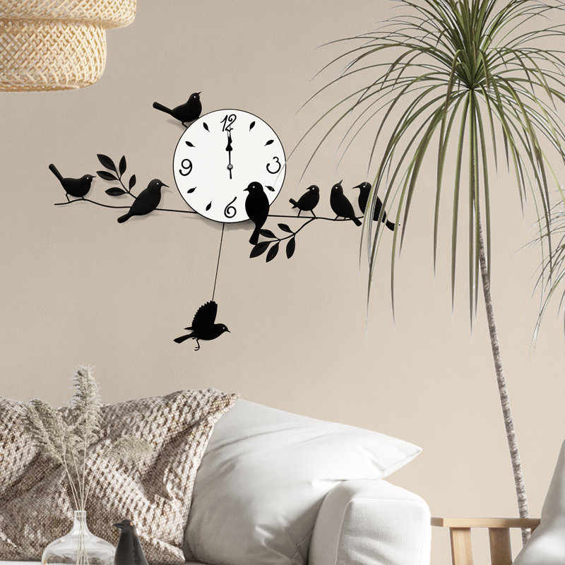 Horloge murale oiseau Greig
