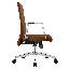 Fauteuil de bureau rembourré en cuir Waide-1404872404