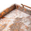 Metallic Copper Cow Hide Tray - Small-70826575