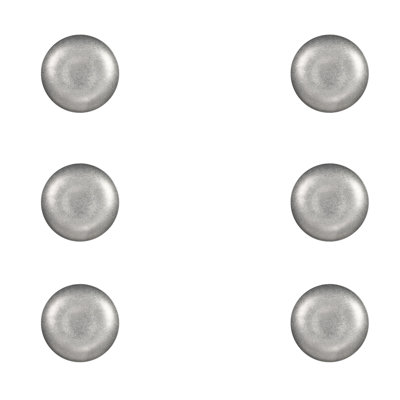 10 Strawberry Street Moab Stainless Steel Coupe Dinnerware, 5" Round Plate