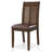 Larkin Ronlo Side Chair in Walnut/Brown