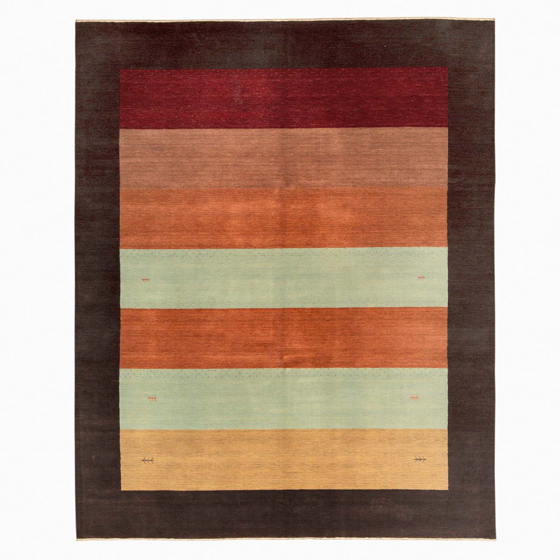 Wool Striped Area Rug