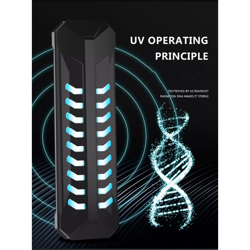 Lampe UV 18 W submersible avec minuteur à double tube et stérilisateur à lampe