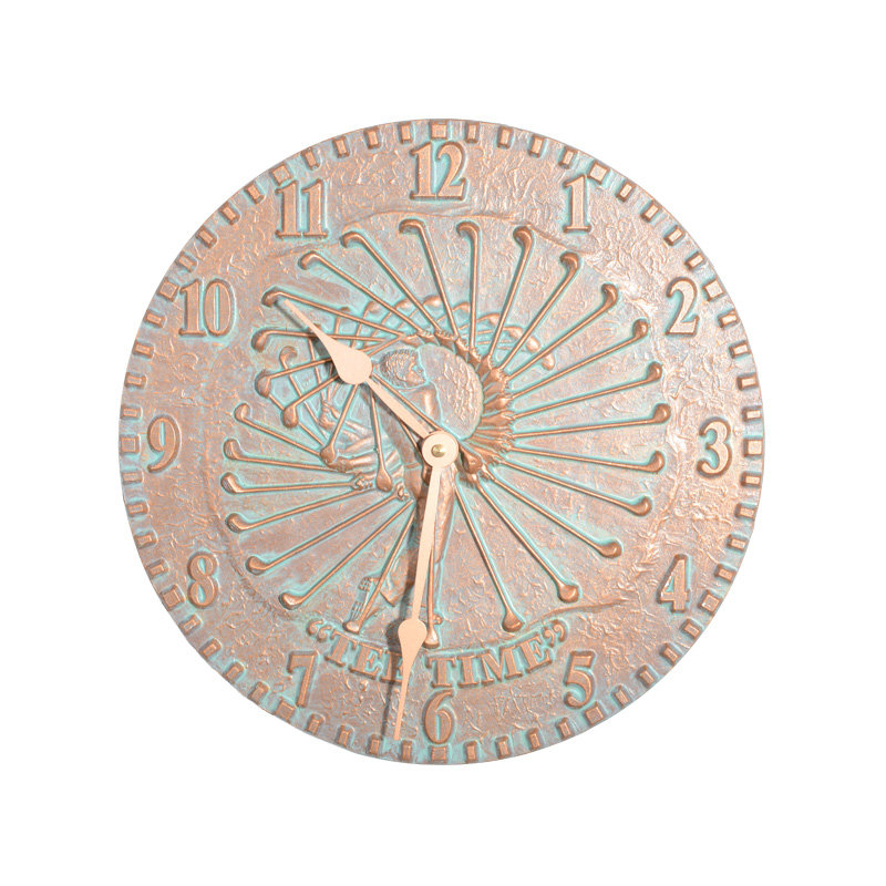 Horloge murale golfeur 12 po, Cuivre Verdi