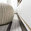 Tapis ivoire / noir intérieur / extérieur à rayures berbères Sieghard-1124832202