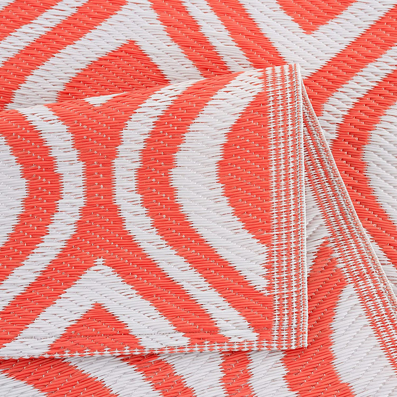 Tilford Damask Indoor / Outdoor Rug, Rectangle 8' x 10'