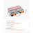 Single sided!3-Pack Small Parts Organizer 21-Compartment Organizer Box with Removable Divider
