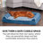Two-Tone Faux Fur & Suede Sofa Pet Bed-1716697985-1716697987-1716697988