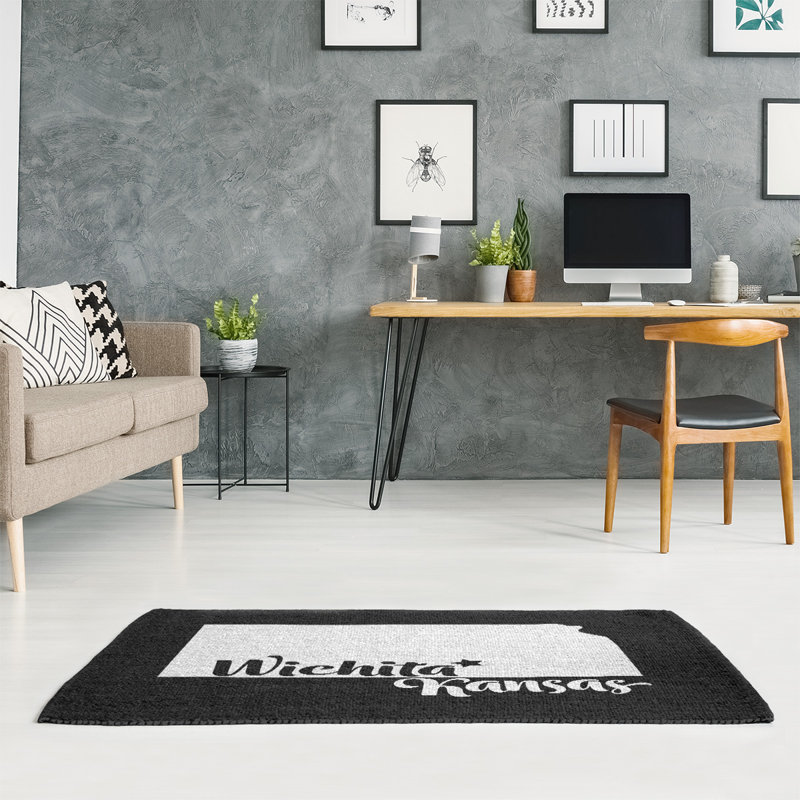 Chenille Indoor Rug, Rectangle 5' x 7'