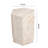Hexagonal Travertine Stone Finish Italian Design MgO Side Accent Table