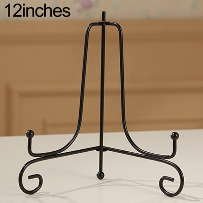 (1/5 PCS) Présentoir en fer, chevalet classique 4 "- 12" chevalet présentoir classique