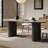 Vintage rock slab table and chair combination-108072748
