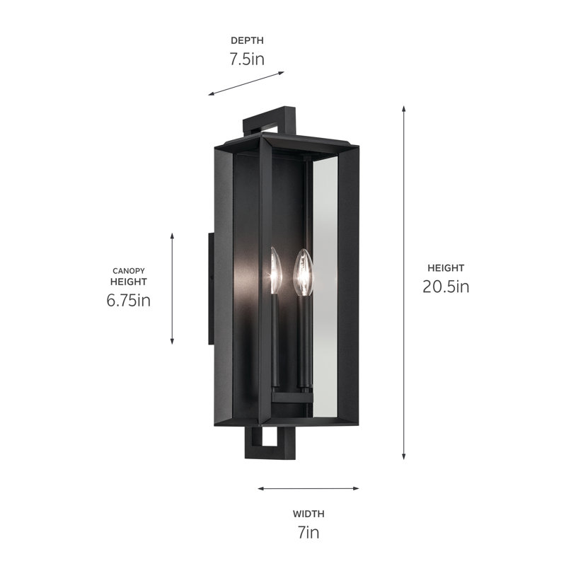 Heilly Wall Light, 20.5" H x 7" W x 7.5" D