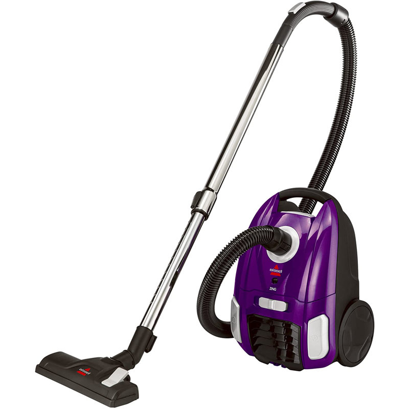 Grapevine Purple Lightweight Bagged Canister Vacuum Cleaner