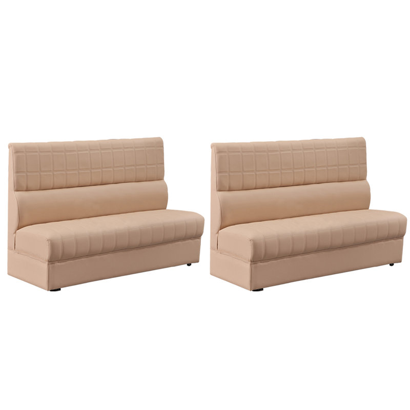 Banc rembourré en similicuir Bakery
