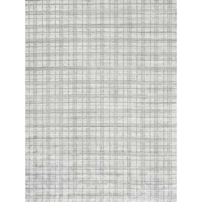 Fairbanks Plaid Area Rug in White