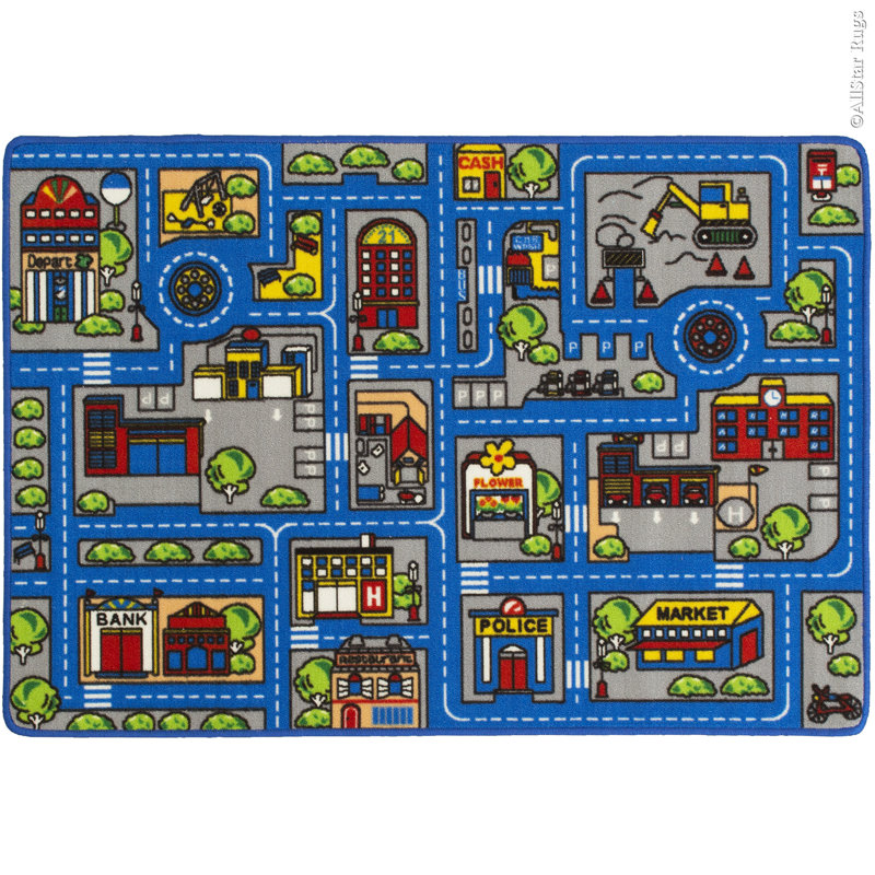 Jaclynn Nylon Rug, Rectangle 4'11" x 6'11"