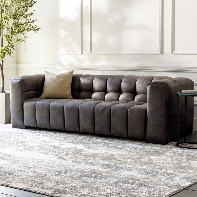 Prejean Modern Sofa, Black