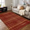 Tapis d'intérieur / extérieur en coton tissé à la machine Taliyah Southwestern