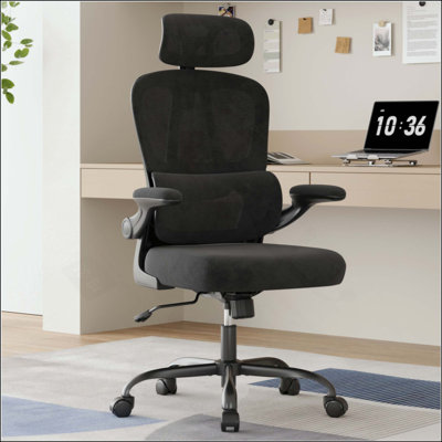 Ergonomic Office Chair, Desk Chair With Headrest And Lumbar Support, High Back Swivel Home Office Chair With Headrest For Home Office Bedroom, Gifts