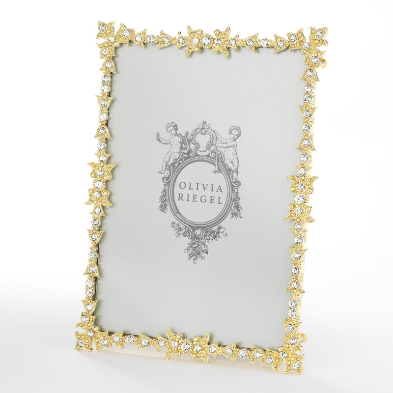 Luxembourg Metal Picture Frame, Gold, 5" x 7"