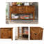 Armoire de service avec tablette inférieure pour le rangement de la cuisine-1730564508