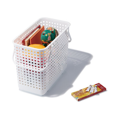 Ensemble de panier de rangement modulaire et couvercle