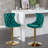 Kennasyn Swivel Upholstered Adjustable Height Counter Stool-481769128