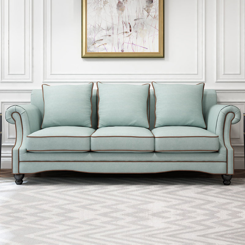 Canapé moderne, simple et créatif, 3, H 33,86 po x l 82,68 po x P 37,4 po