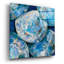 «Blue Cherry Stones» par Jeanette Vertentes, art mural en verre acrylique-2116360289
