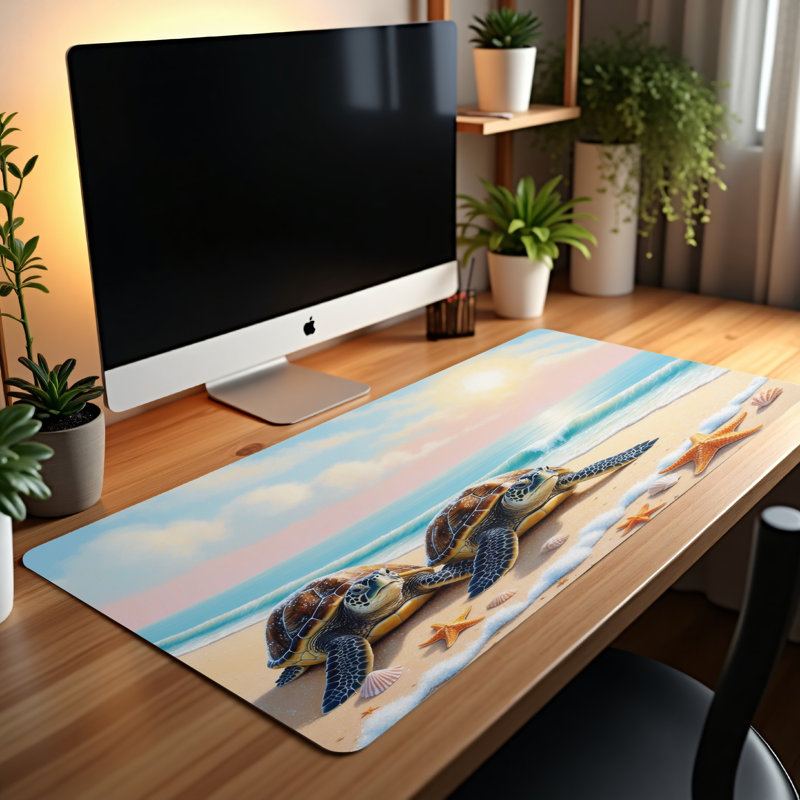 Polyester Desk Pad, 31.5x15.5