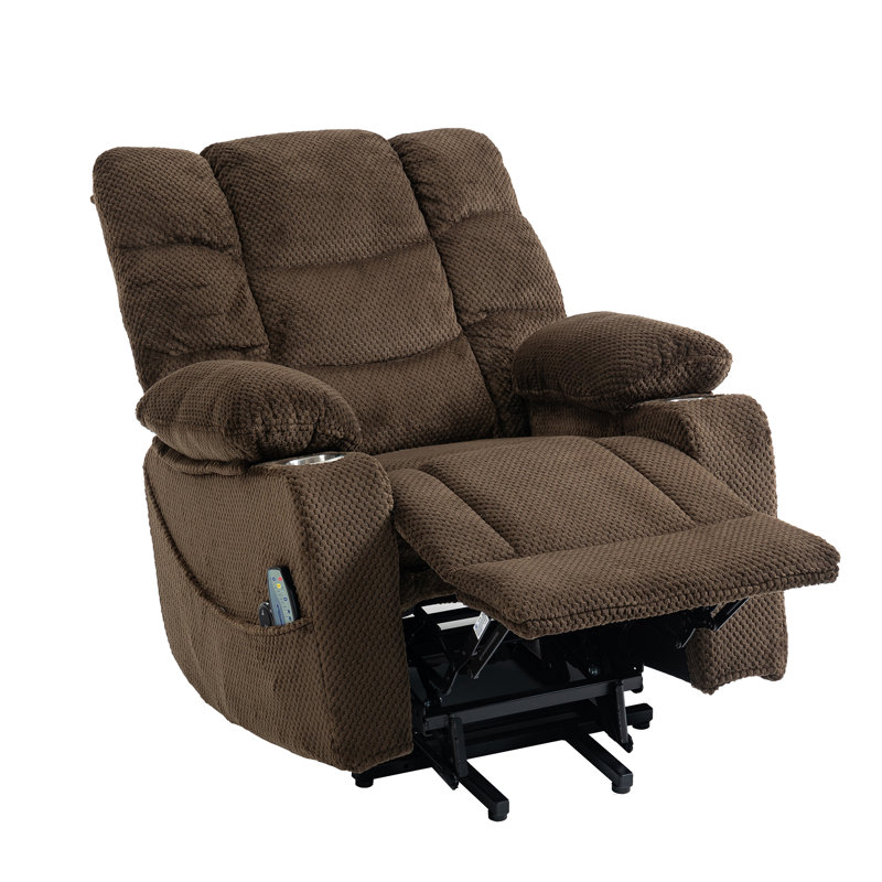 Fauteuil inclinable électrique Velvet, Brown Velvet