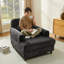 Chaise longue d'intérieur rembourrée 36 po-904714860
