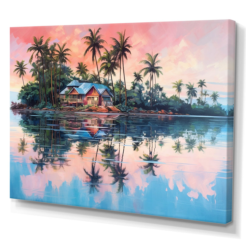 Impression sur toile Seaside Magic, H 30 po x l 40 po x P 1,5 po, Toile tendue
