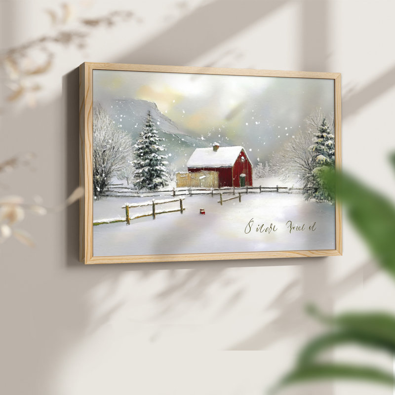Chirstmas Art-DCCL -Framed Print - Restickable, Naturel, H 22 po x l 28 po