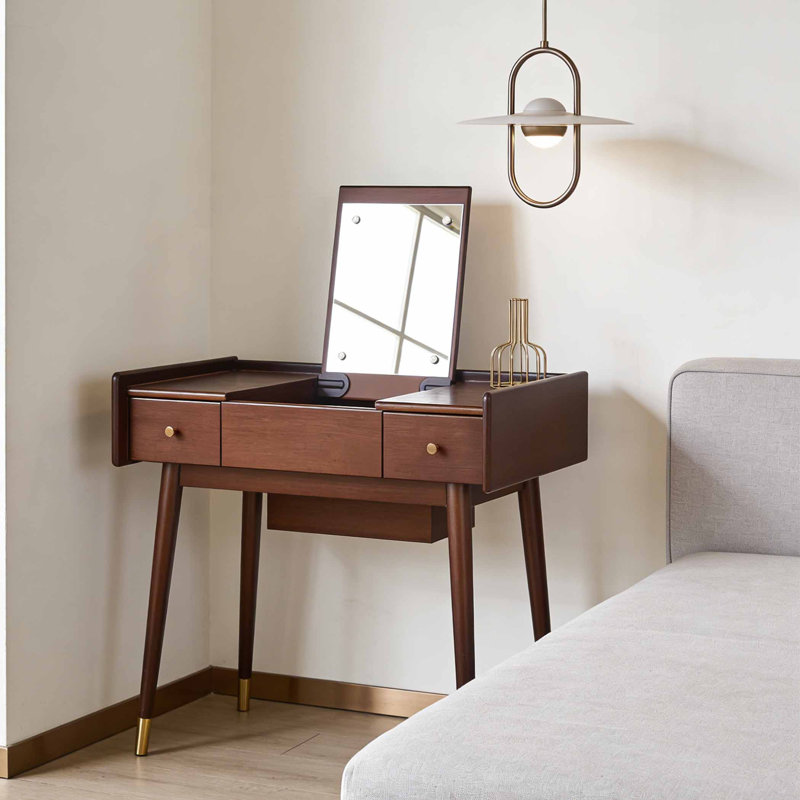 Coiffeuse avec rangement de style européen